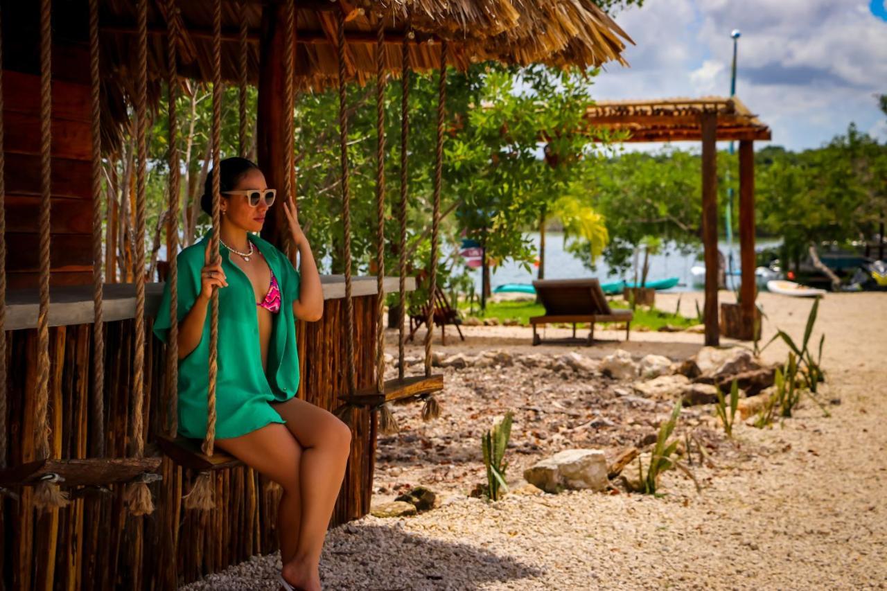 Hotel Y Beach Club Casa Mia Xulha -Bacalar Xul-Ha Экстерьер фото